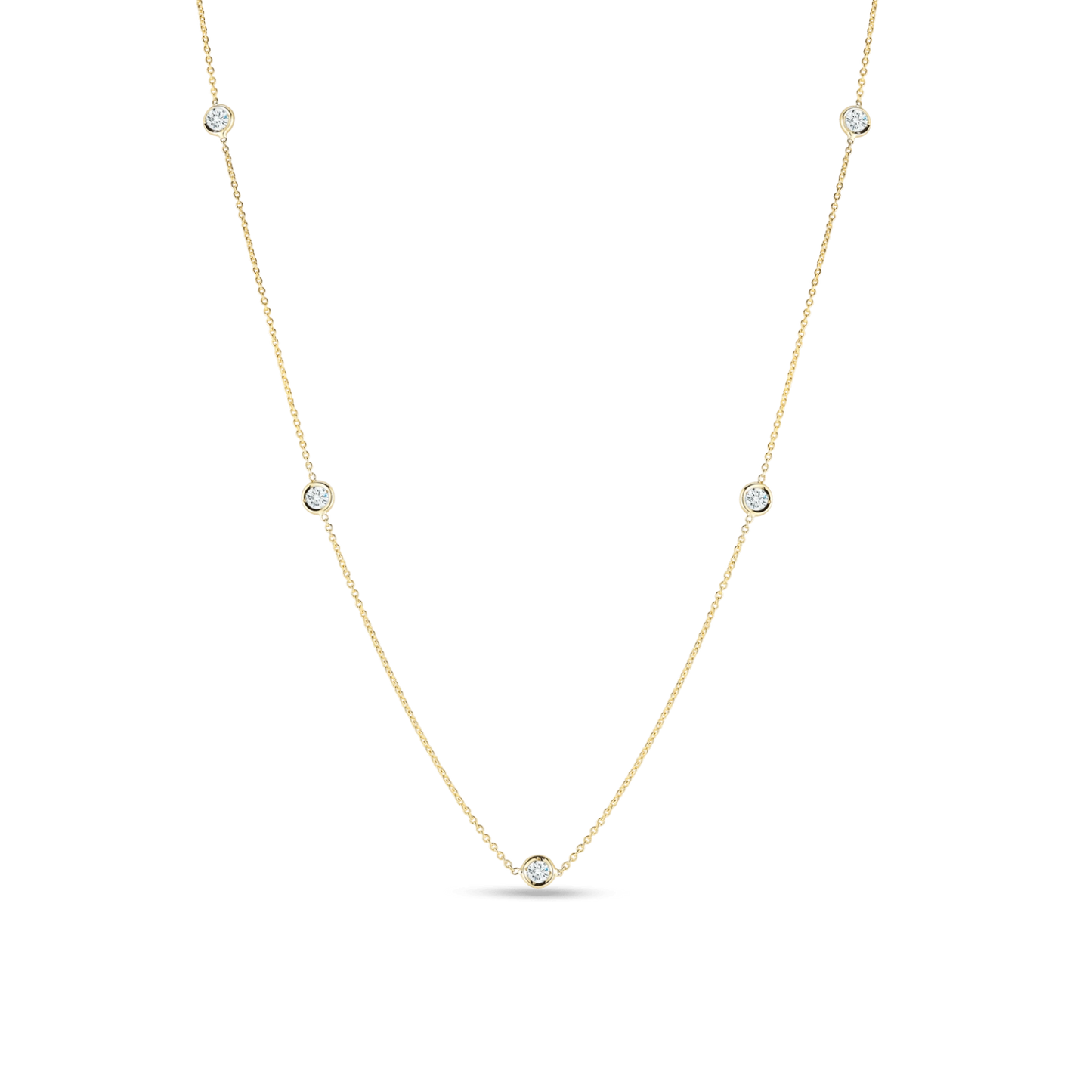 Diamond Station Necklace