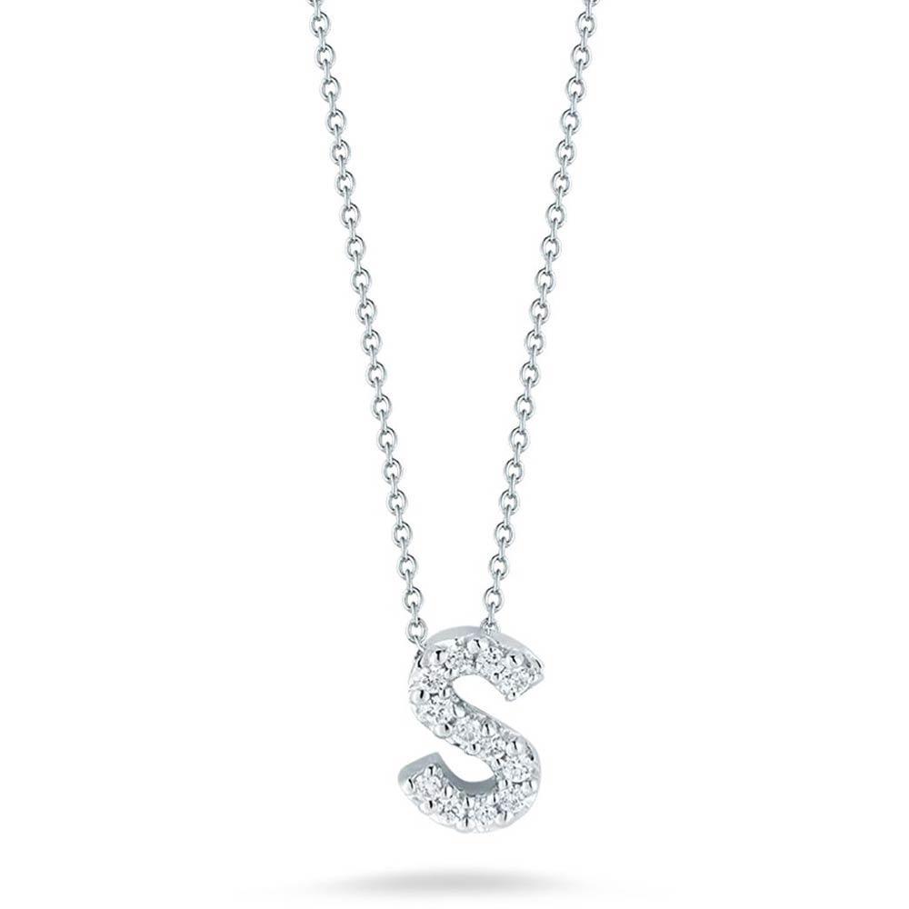 White Gold Diamond Pendant Necklace