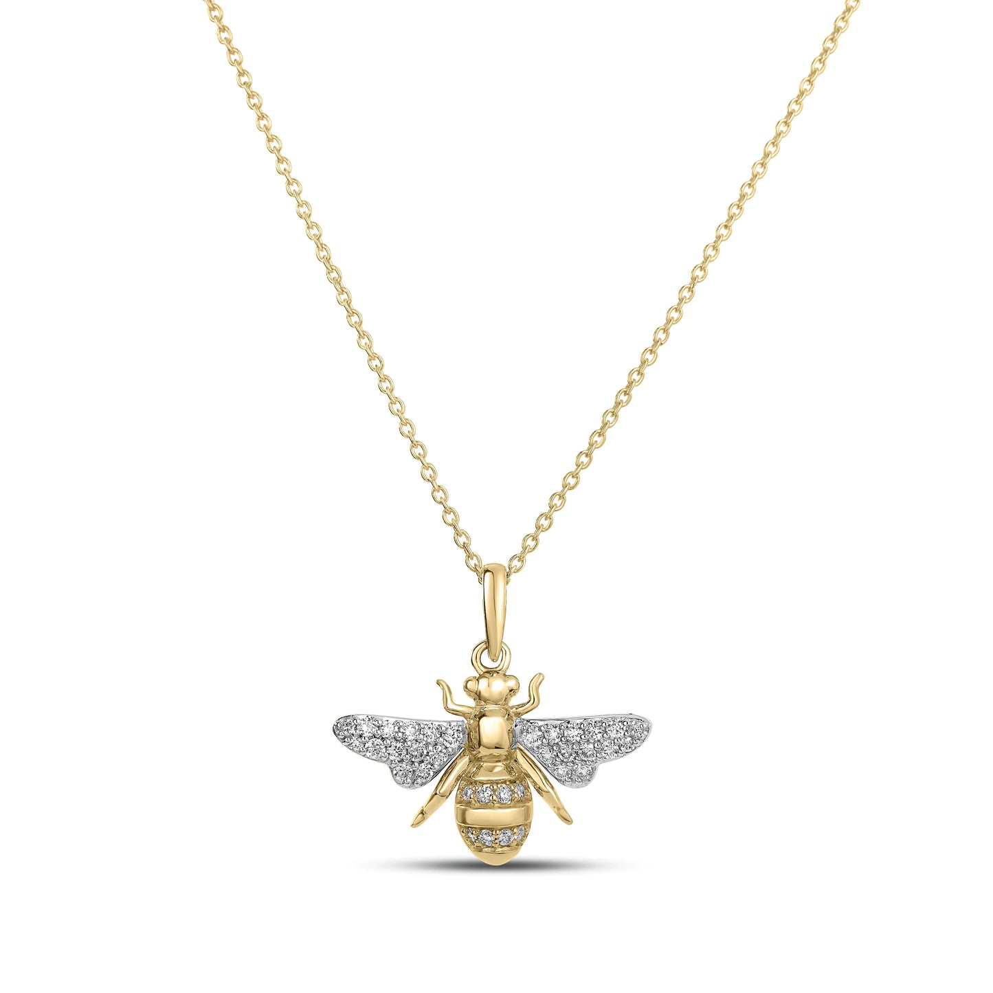 Tiny Treasures Diamond Bumblebee Necklace
