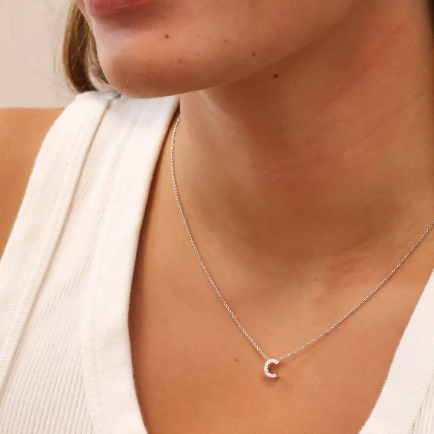 Love Letter Diamond Pendant Necklace
