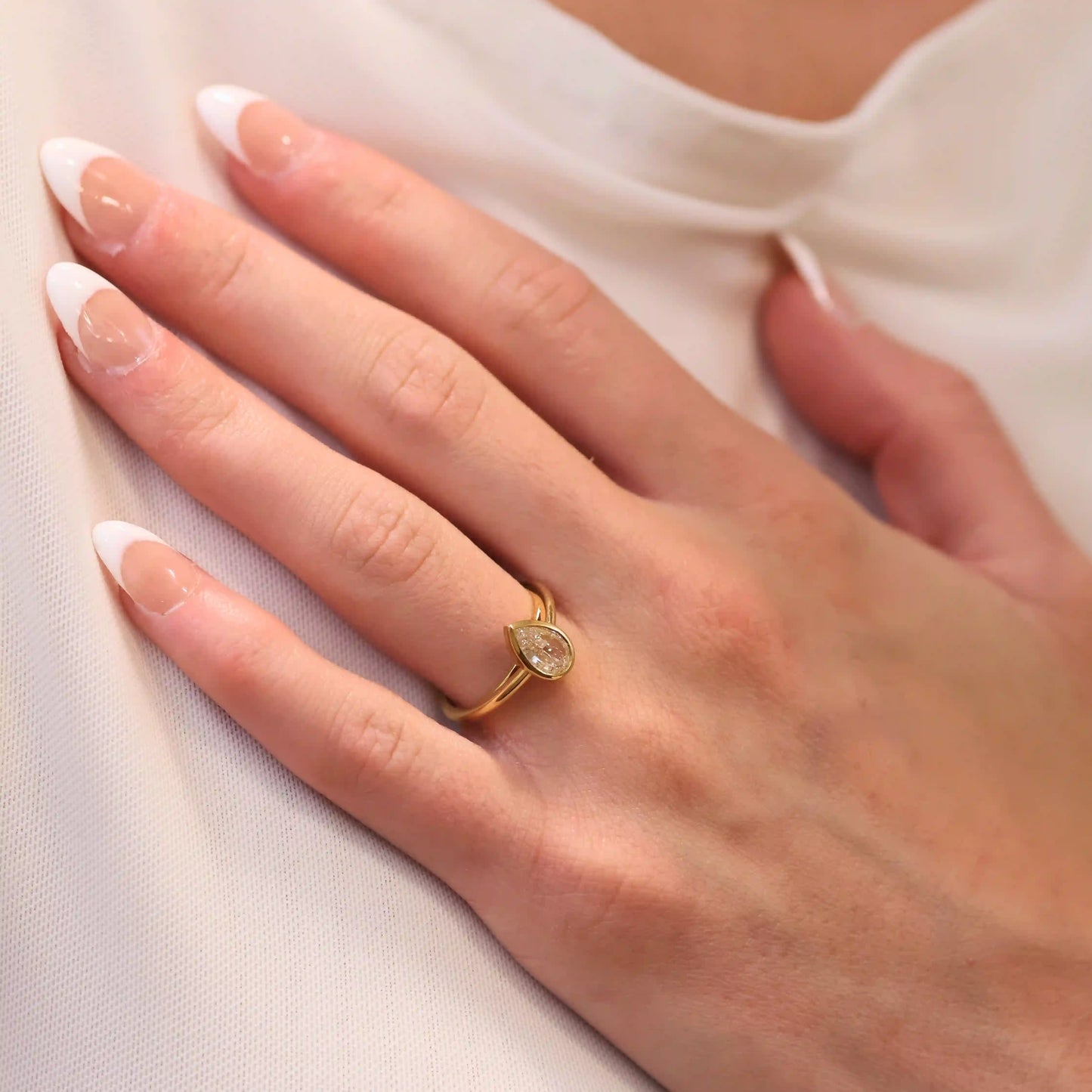 Pear Cut Engagement Ring