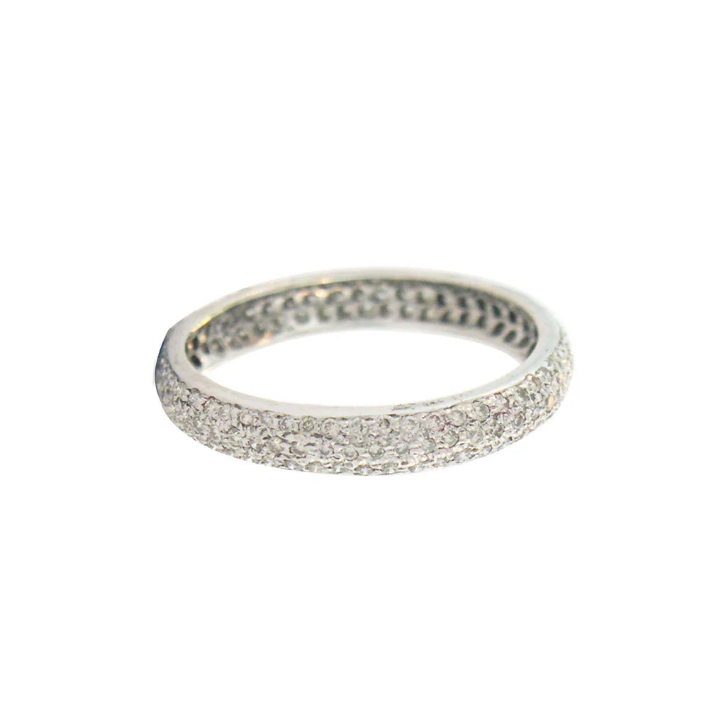 Tire White Diamond Band