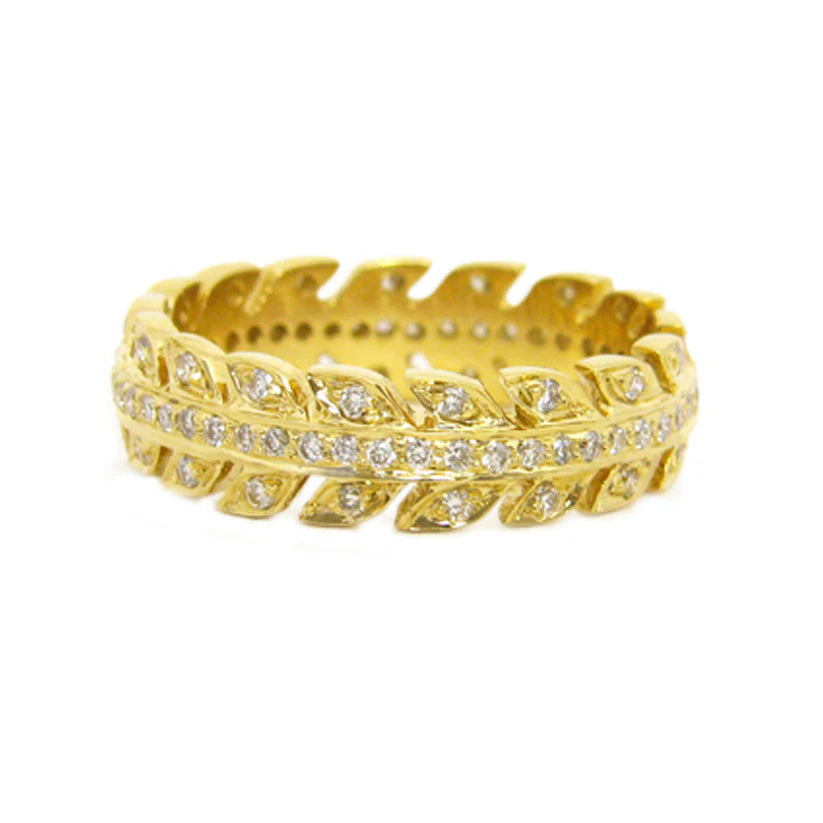 Wreath Diamond Band