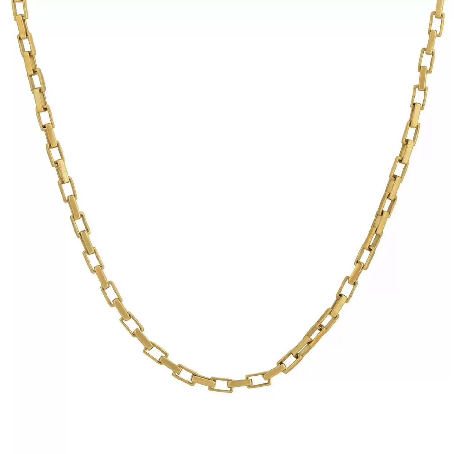 Brass Link Short Necklace