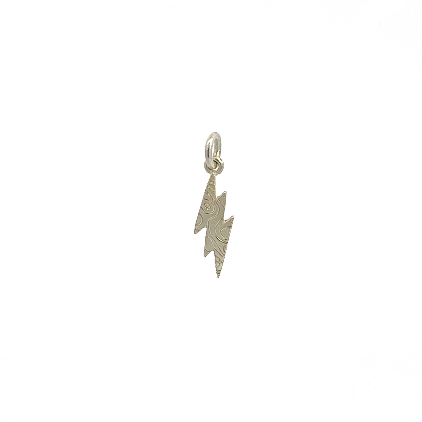 Sterling Silver Lightning Bolt Pendant