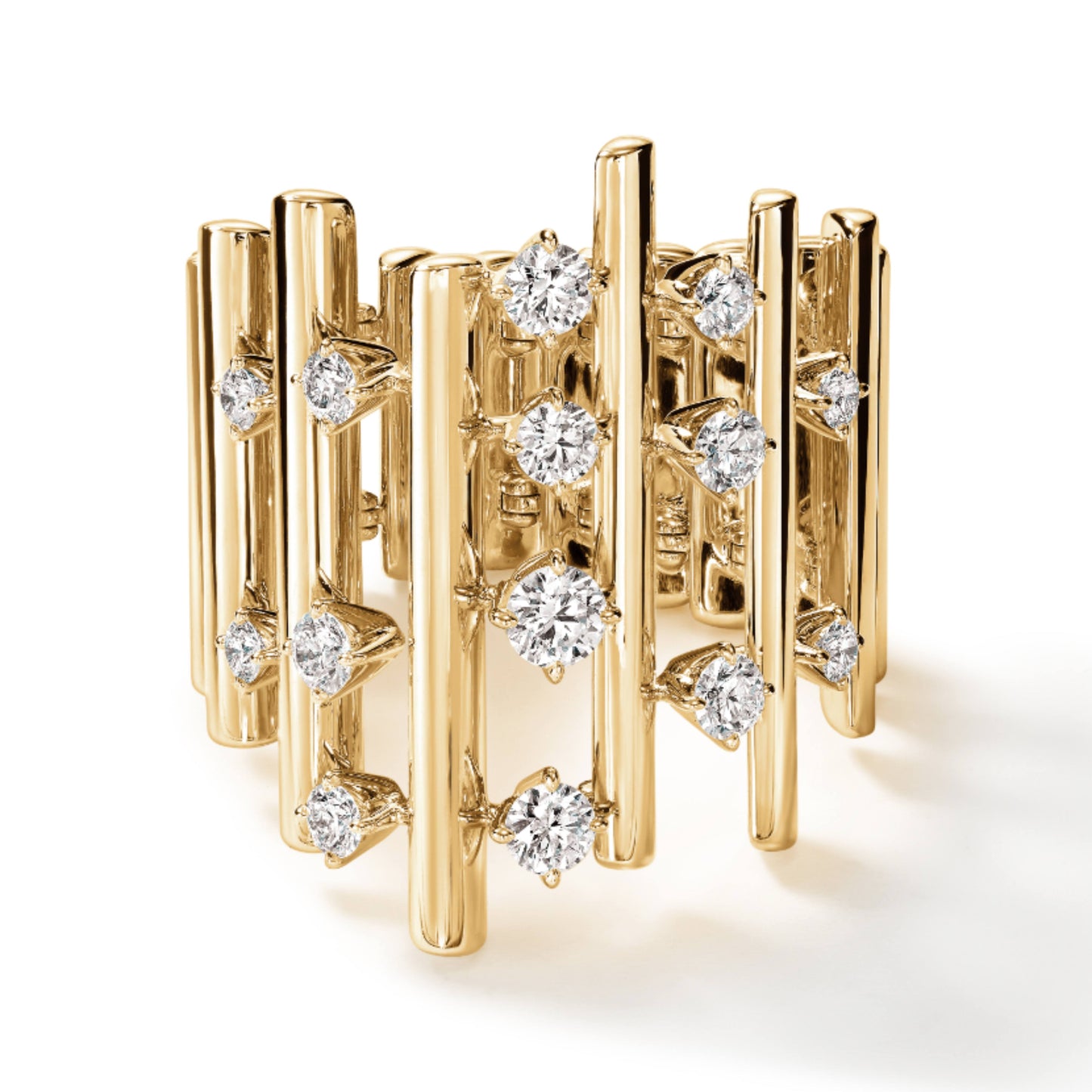 Multi-Row Diamond Ring