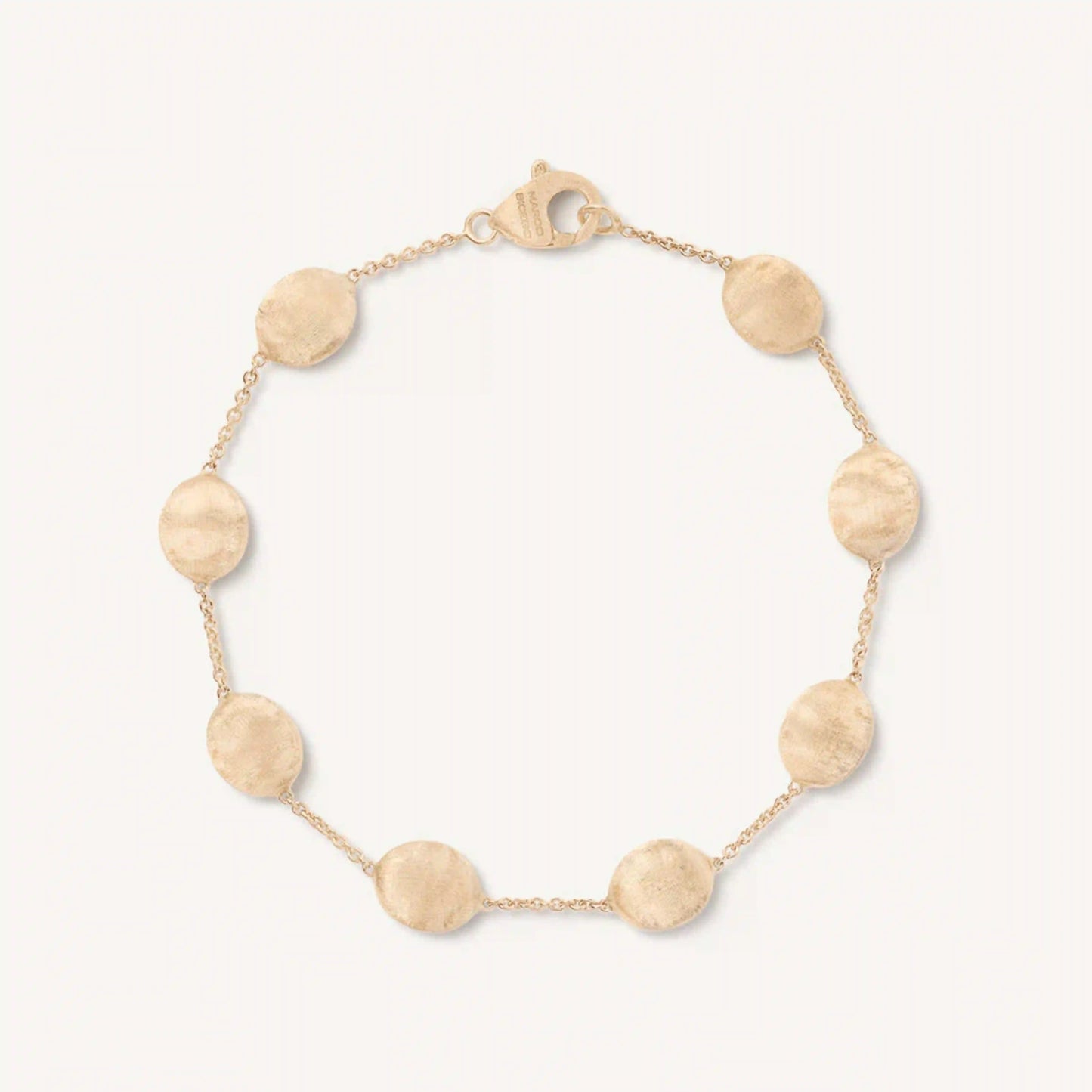 Yellow Gold Large Bead Bracelet