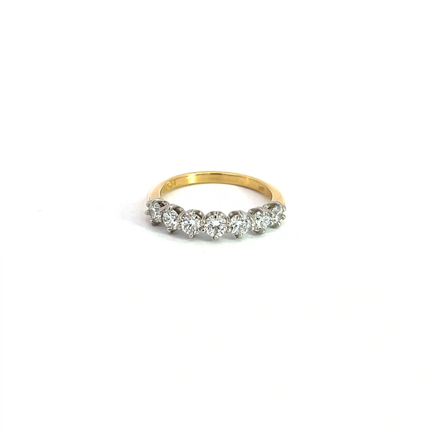 7 Stone Wedding Band