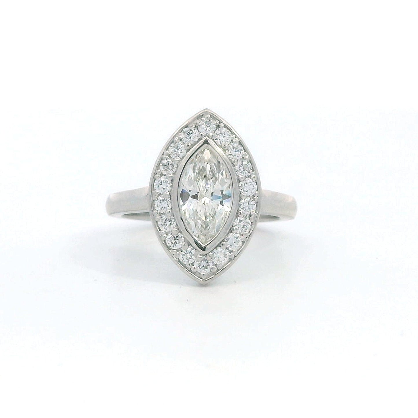 Marquise Diamond Engagement Ring