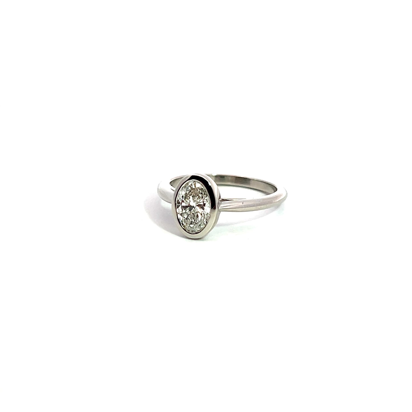 Oval Diamond Engagement Ring