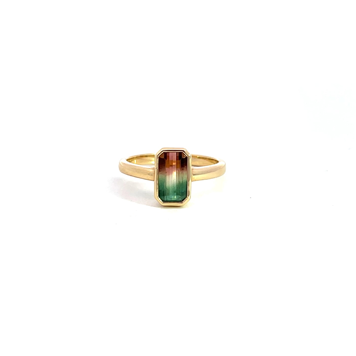 Bi-Color Tourmaline Ring