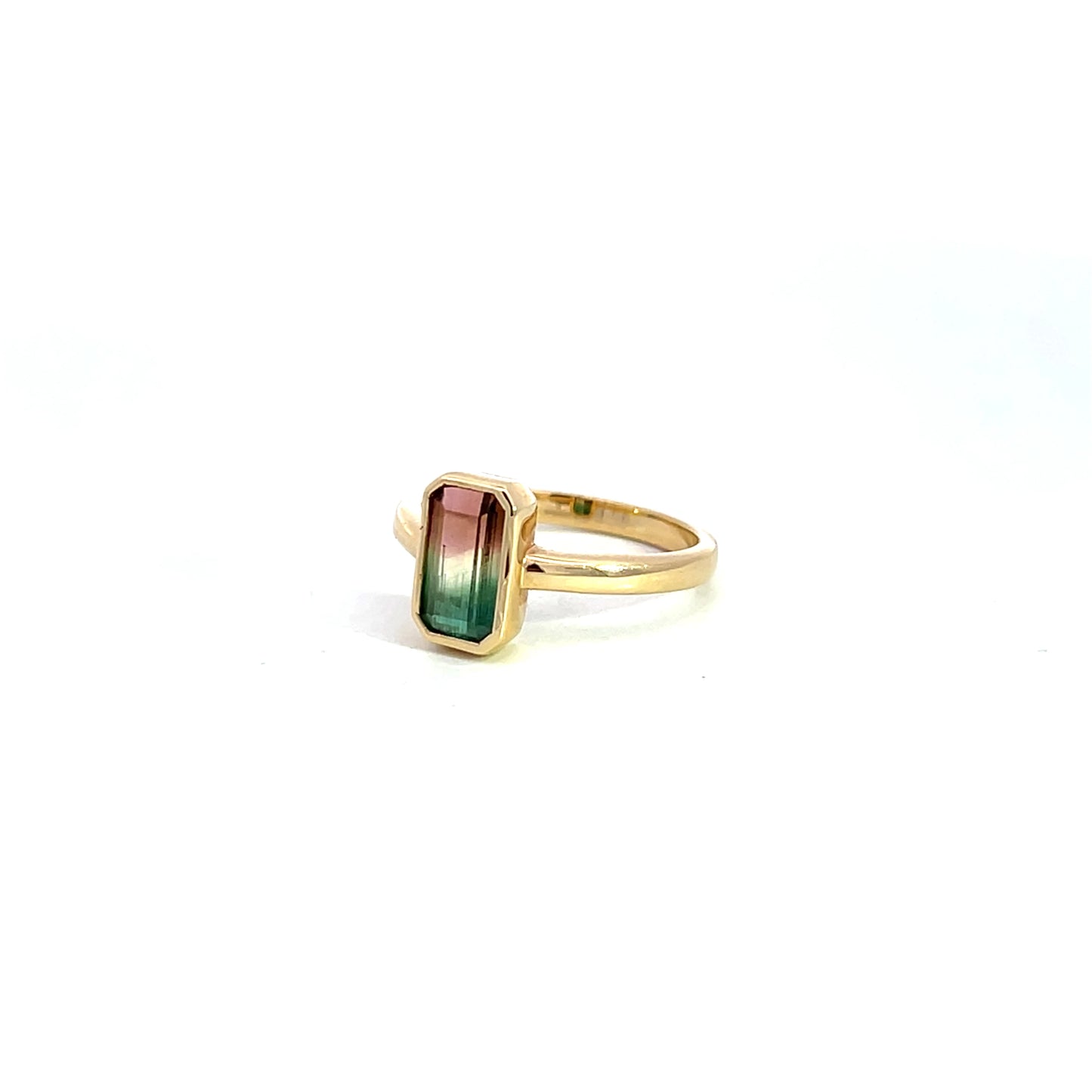 Bi-Color Tourmaline Ring