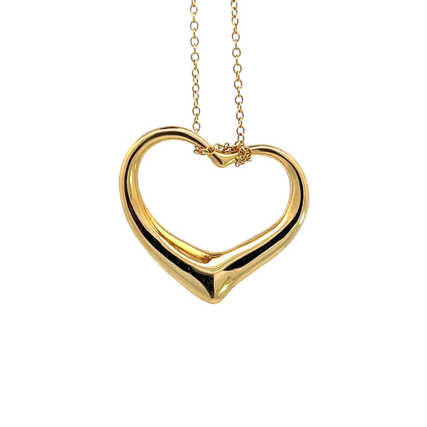 Tiffany Elsa Peretti Heart Necklace