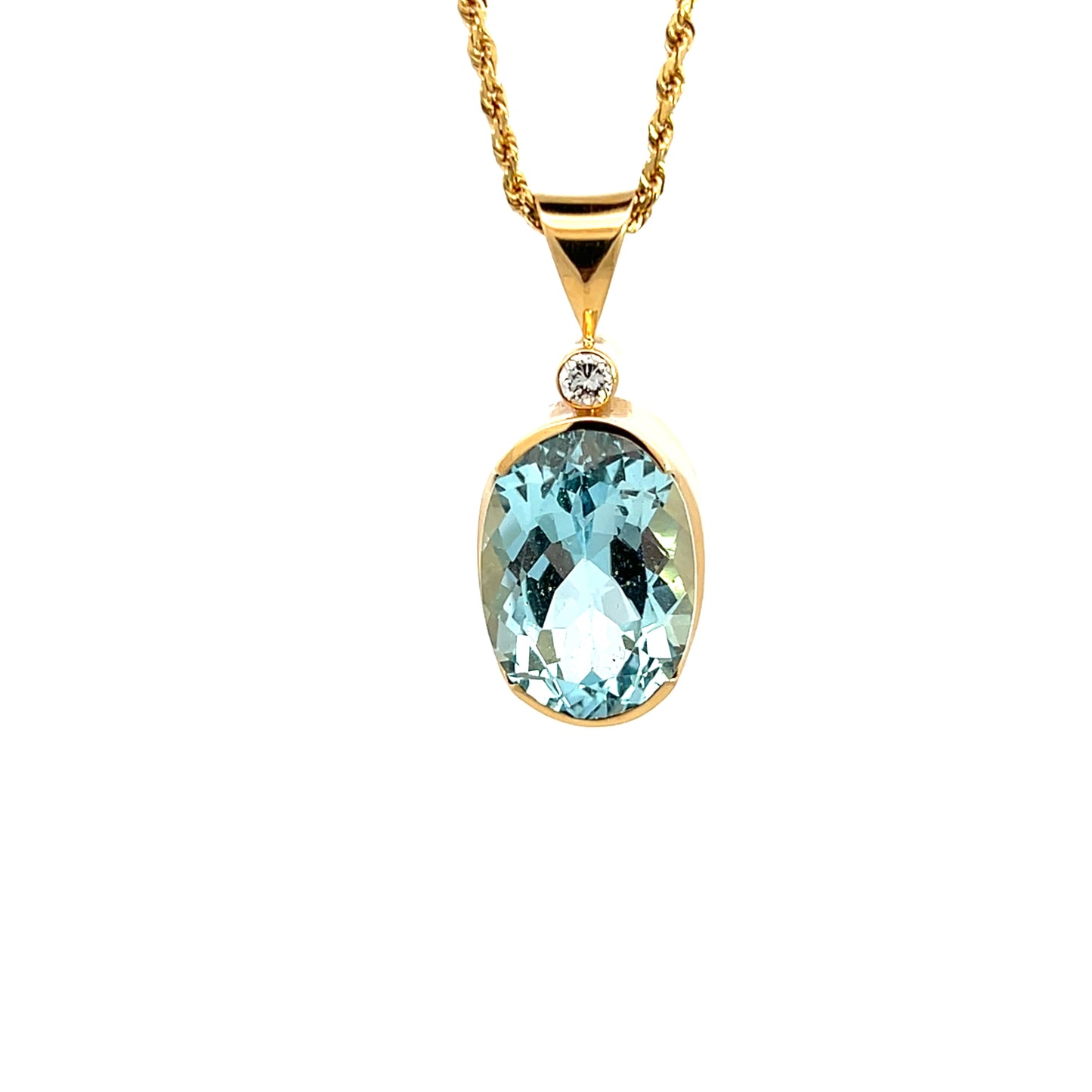Blue Topaz Pendant
