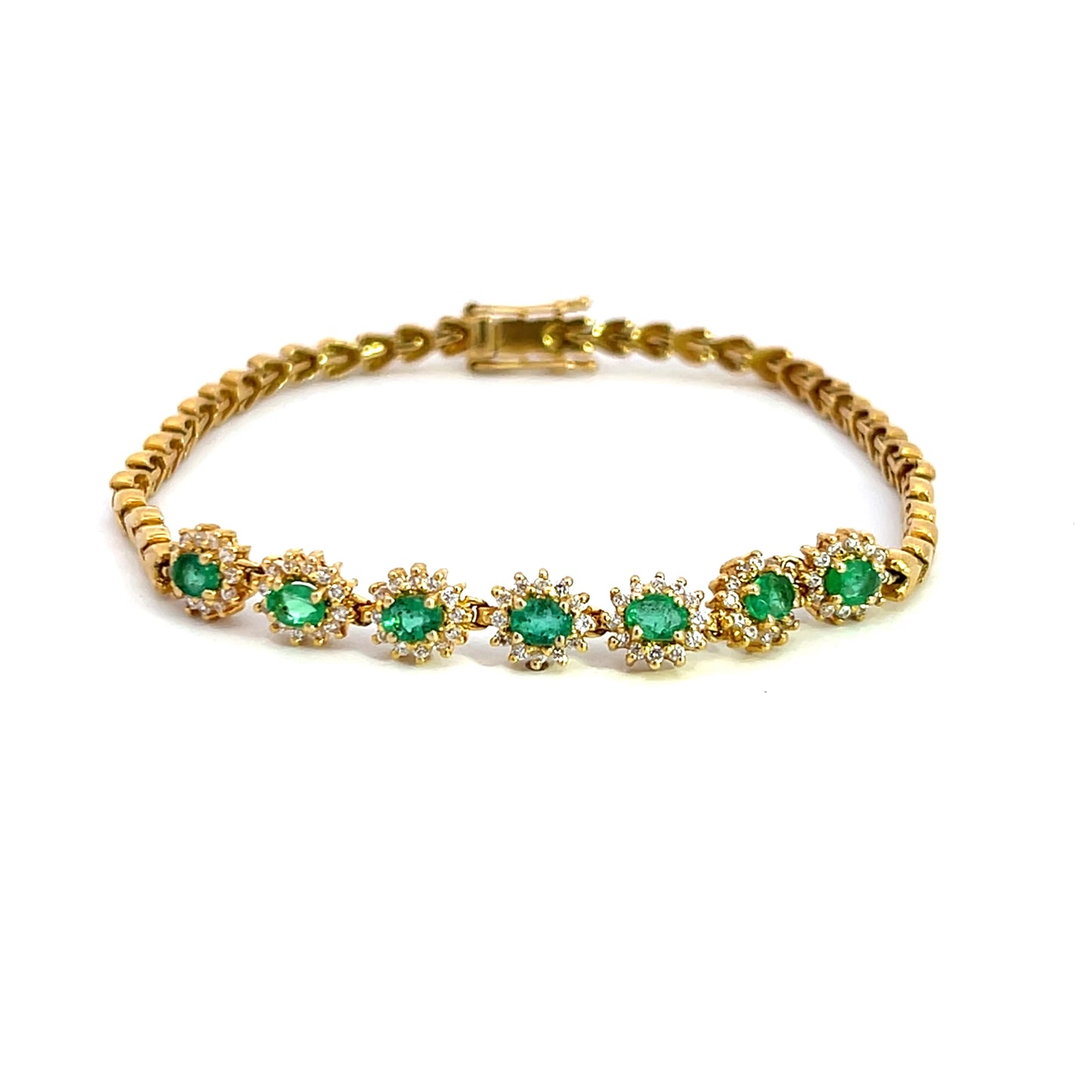 Diamond & Emerald Bracelet