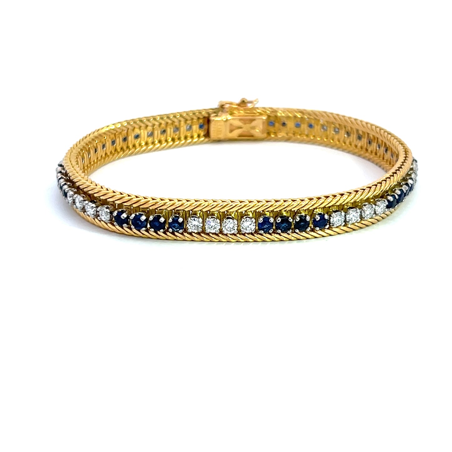 Diamond & Sapphire Bracelet