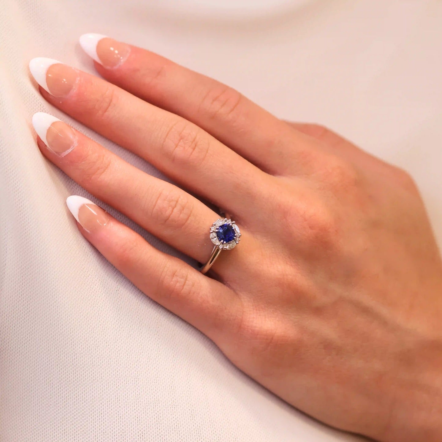 Sapphire & Diamond Ring
