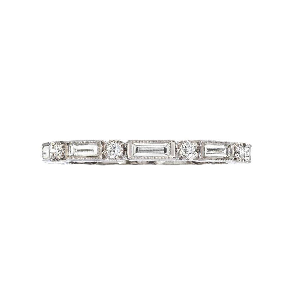 Lucy White Diamond Band