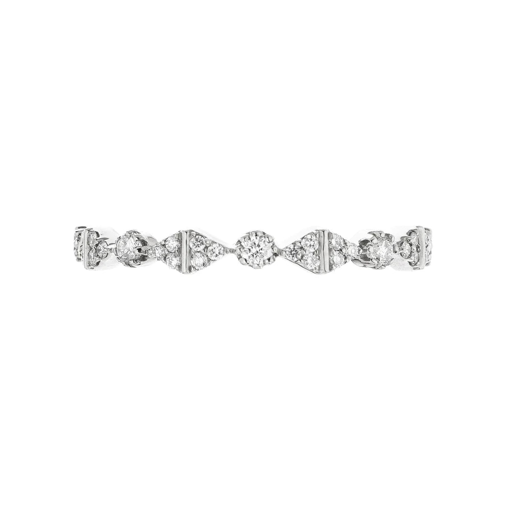 Rosée White Diamond Band