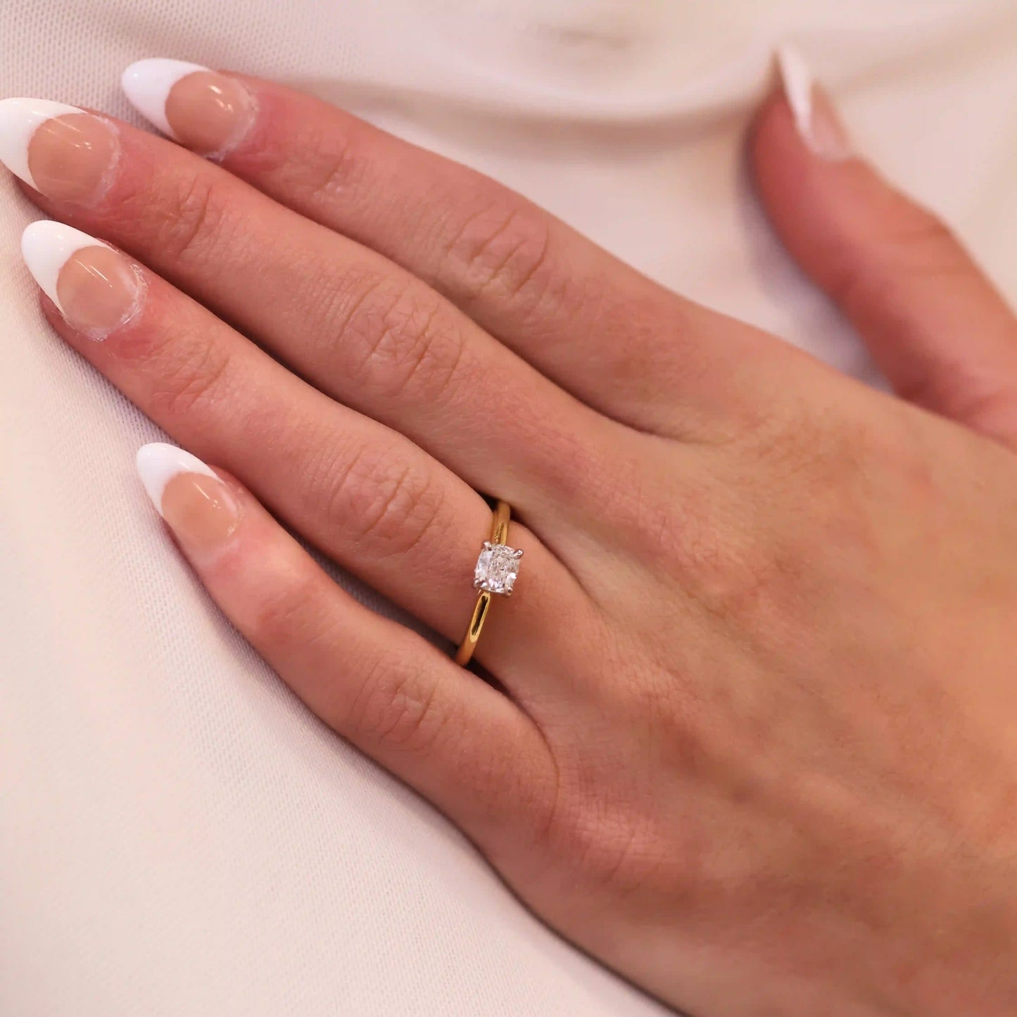Cushion Cut Engagement Ring
