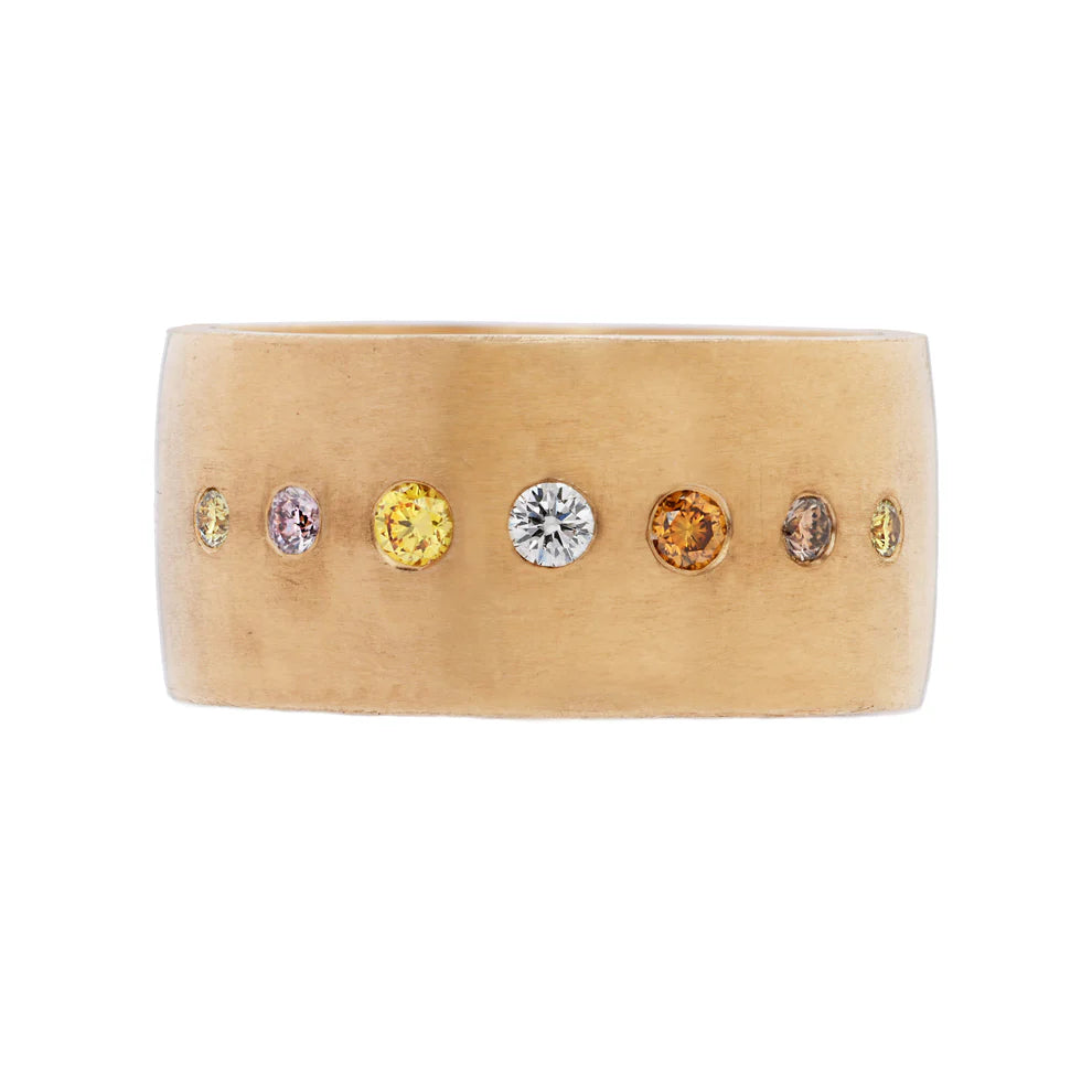 Multi-Color Diamond Cigar Band