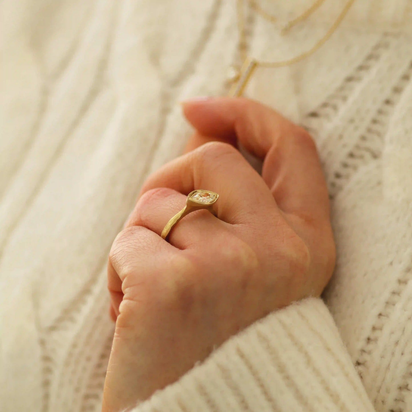 Jennifer Dawes Marquise Diamond Eye Ring