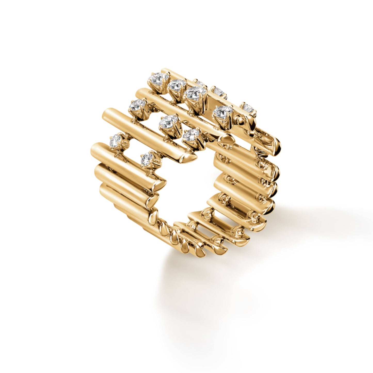 Multi-Row Diamond Ring