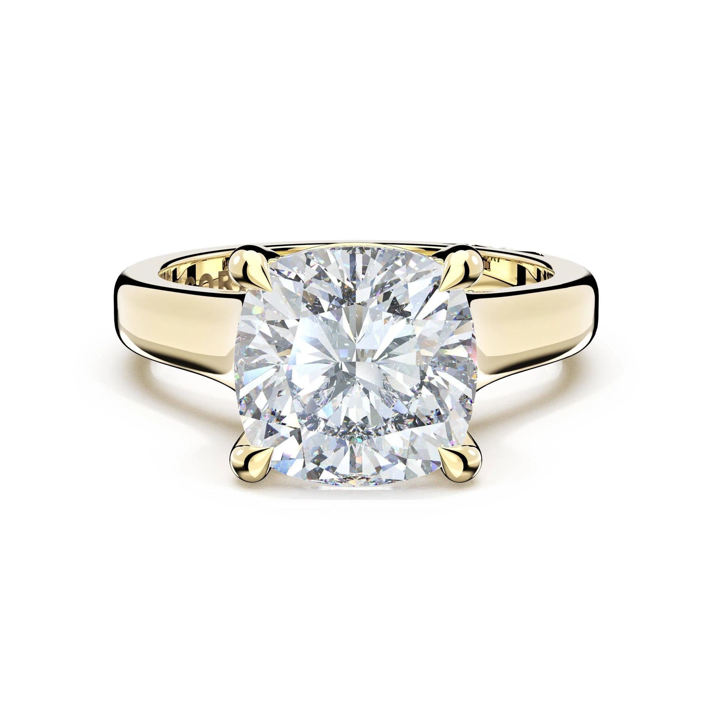 Tacori Founder's Collection | Cushion Wide Band Solitaire Engagement Ring