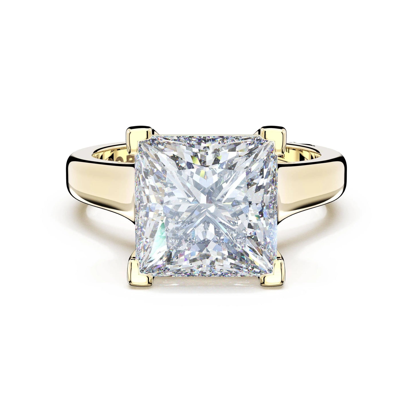 Tacori Founder's Collection | Princess Wide Band Solitaire Engagement Ring