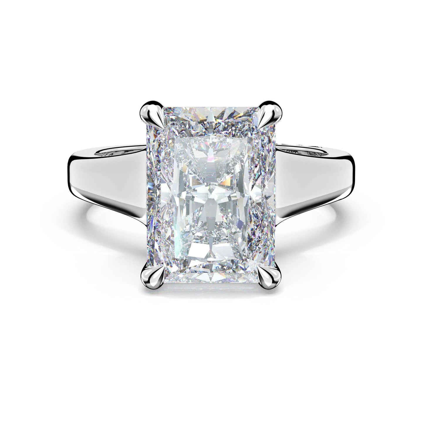 Tacori Founder's Collection | Radiant Wide Band Solitaire Engagement Ring