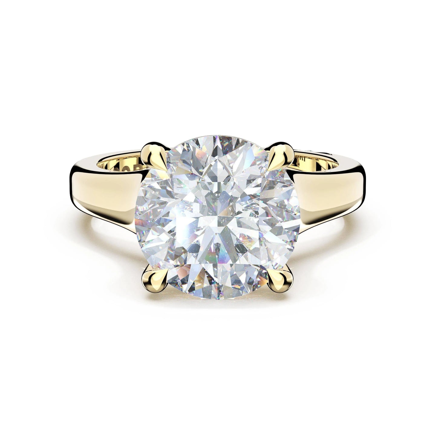 Tacori Founder's Collection | Round Wide Band Solitaire Engagement Ring