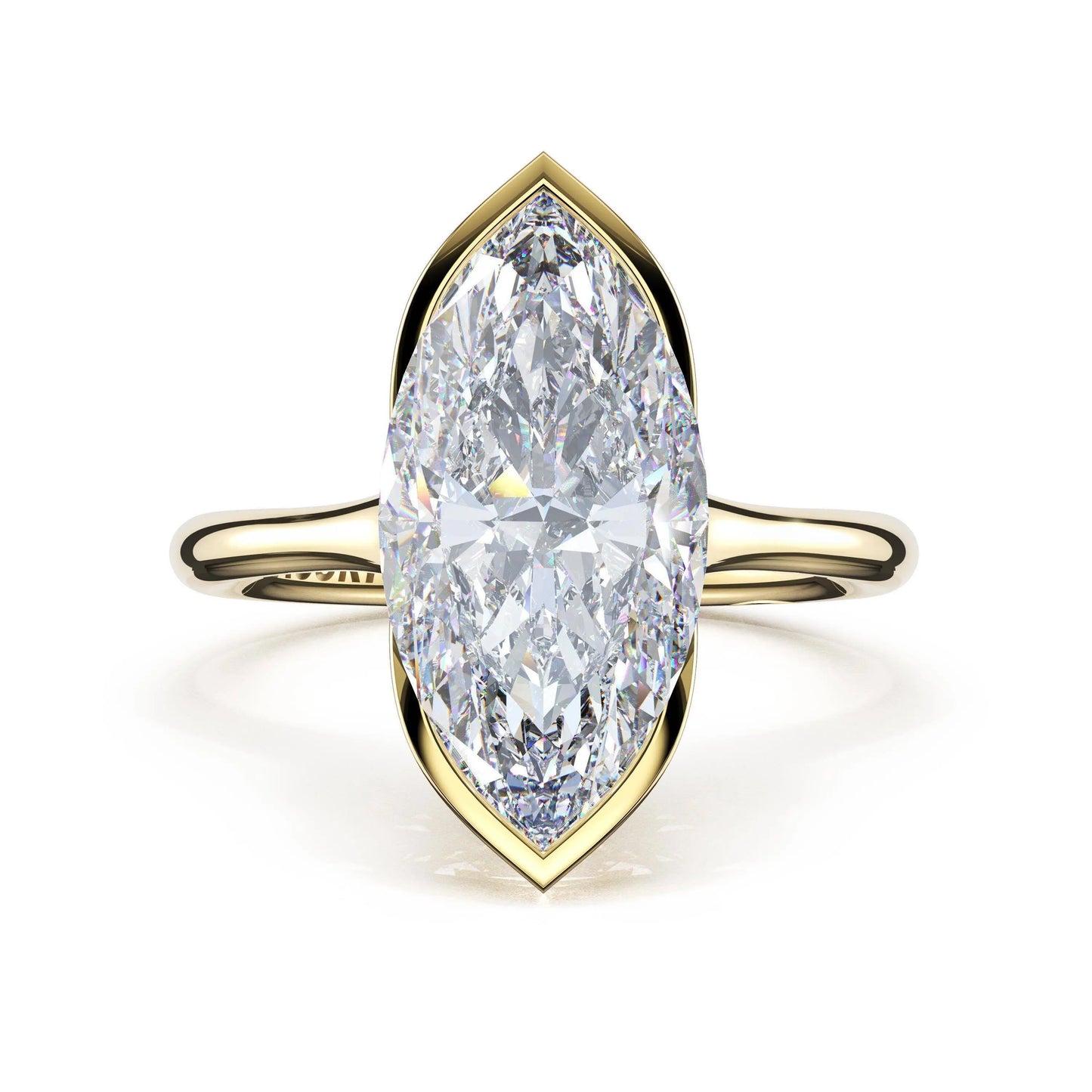 Tacori Founder's Collection | Marquise North/South Semi-Bezel Pavé-Prong Ring
