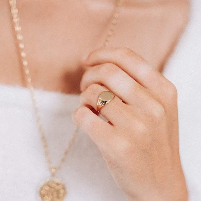 Engravable Signet Ring