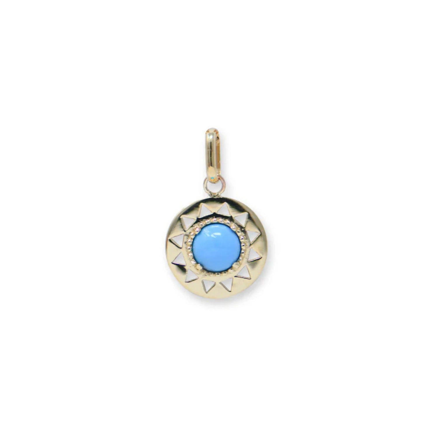 Aztec Mayan Disk Pendant