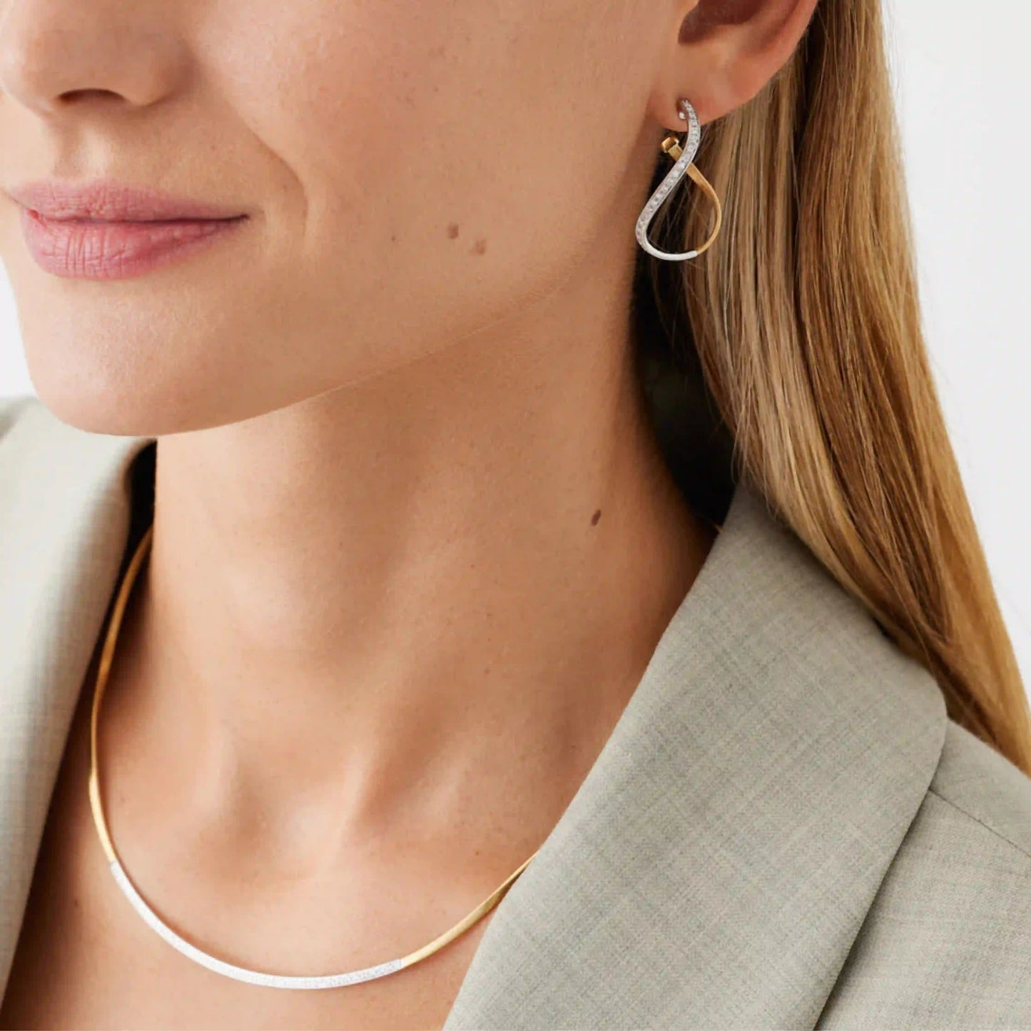 Diamond Marrakech Twist Earrings