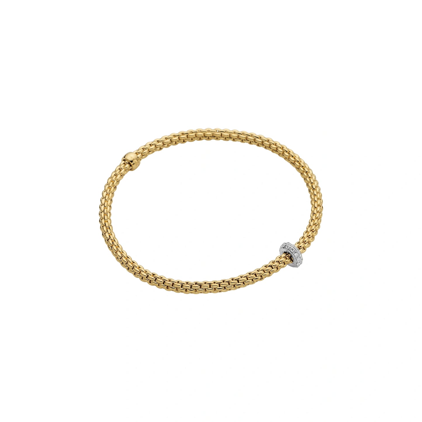 Gold Bracelet with Diamonds