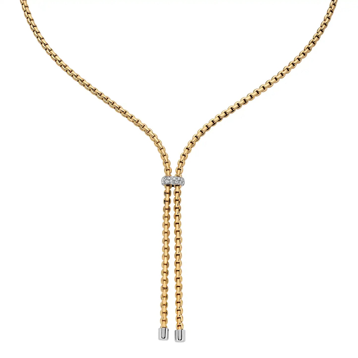 Eka Necklace with Diamonds