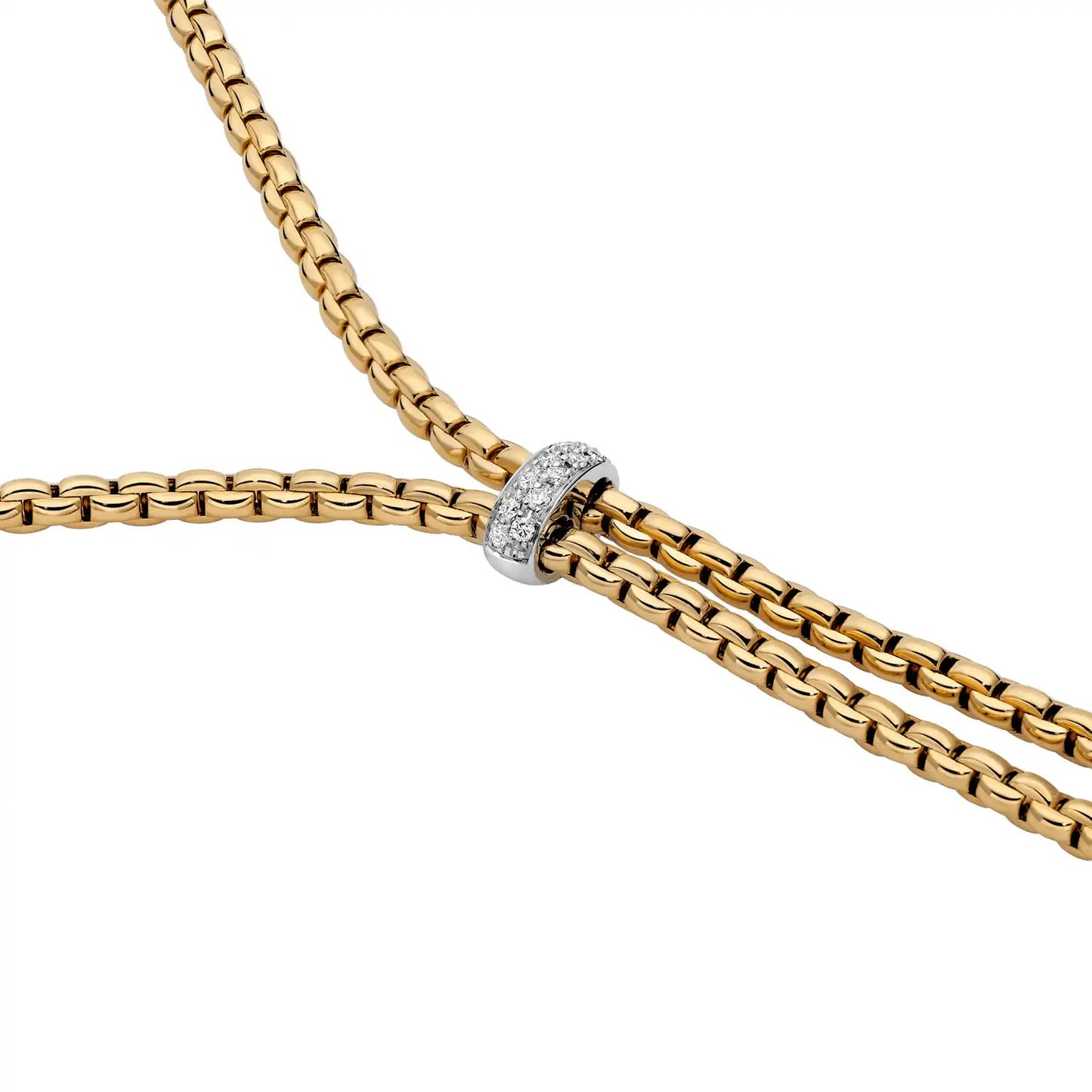 Eka Necklace with Diamonds