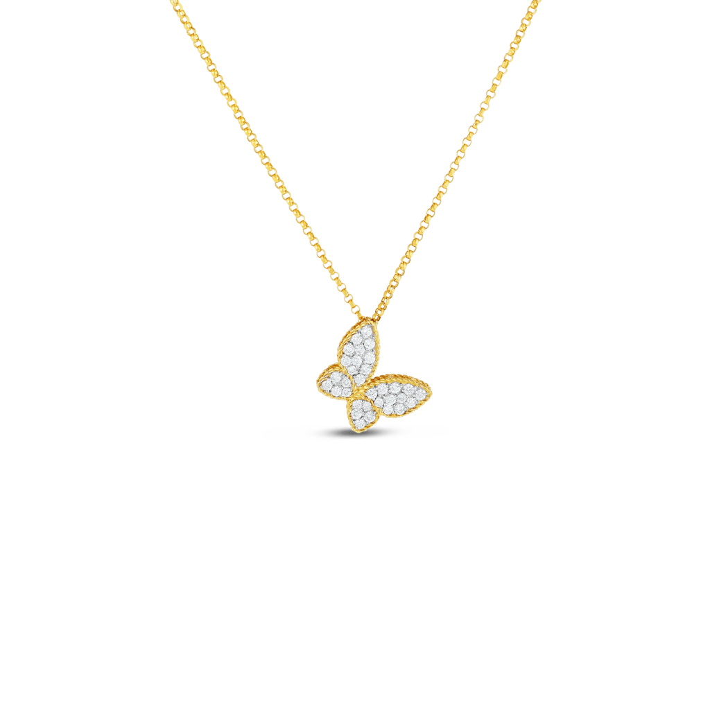 Diamond Butterfly Necklace