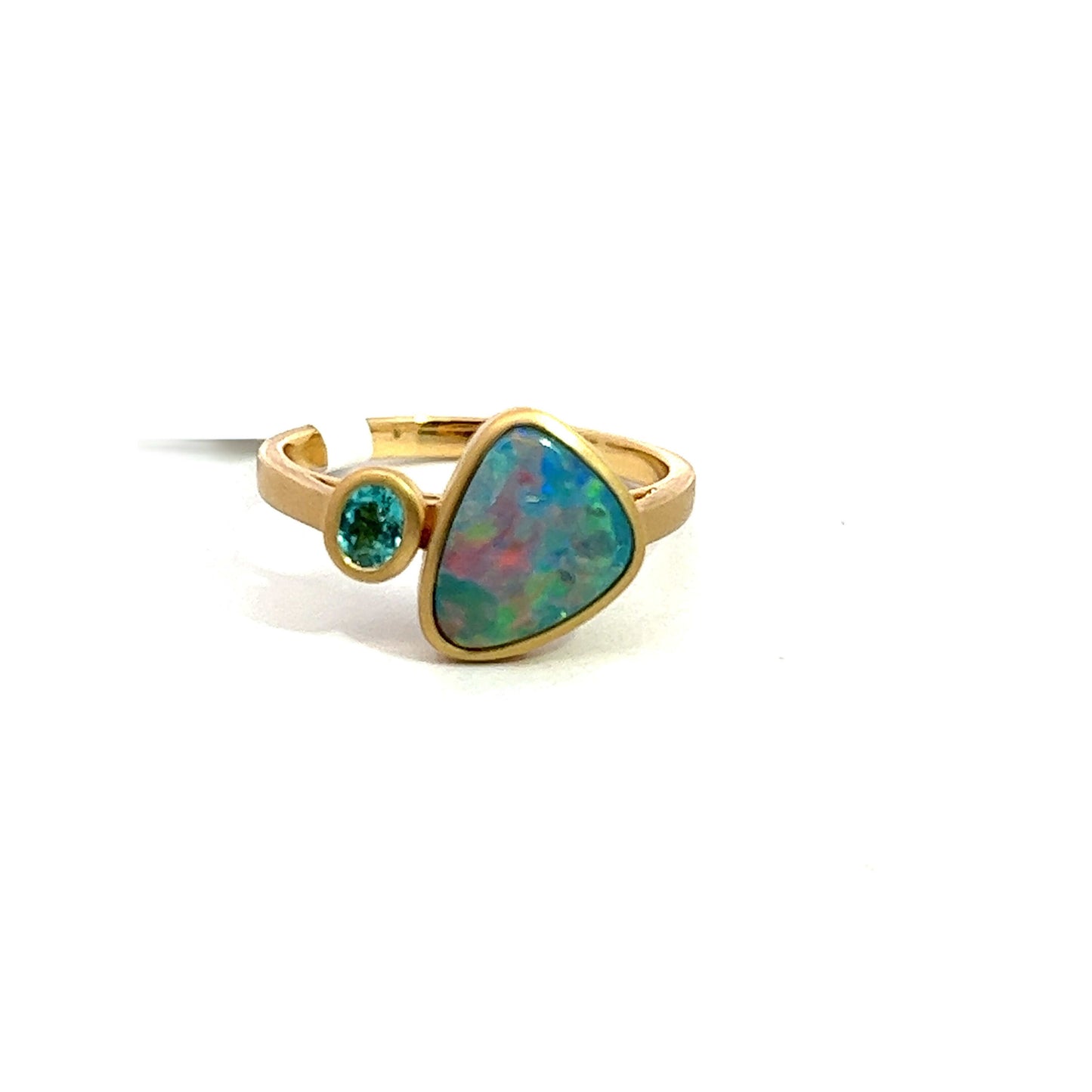 Opal & Paraiba Ring