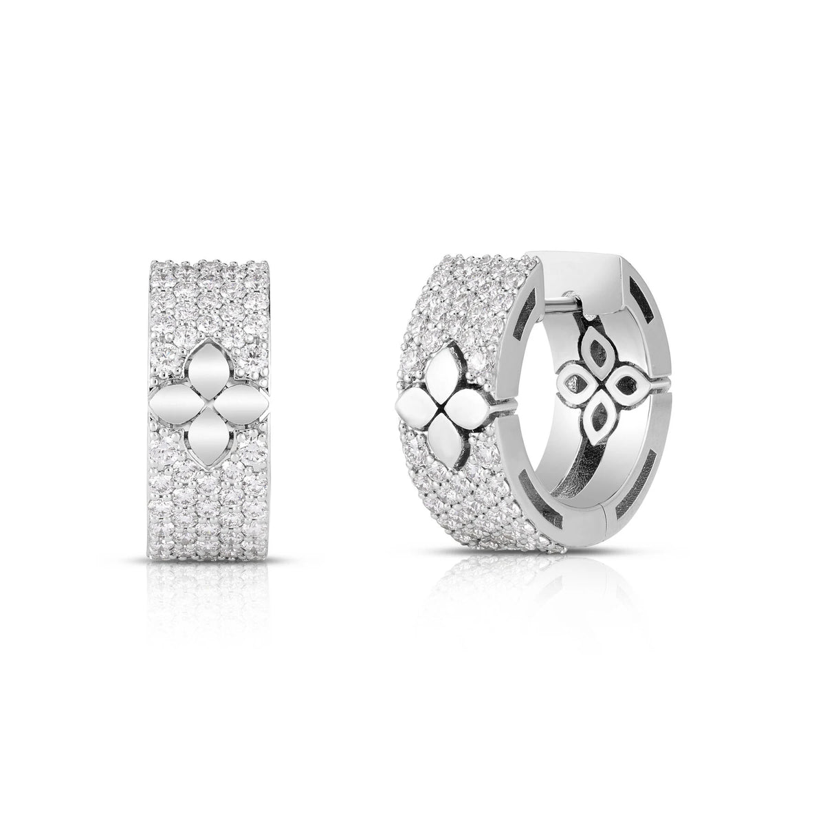 Classic Hoop Diamond Earrings