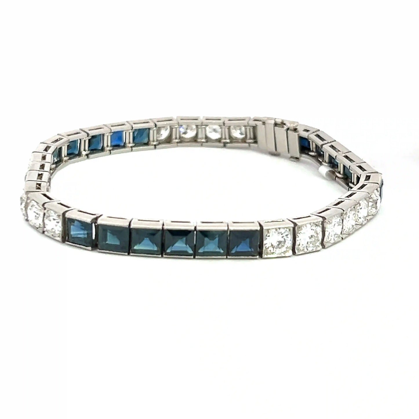Diamond & Sapphire Bracelet