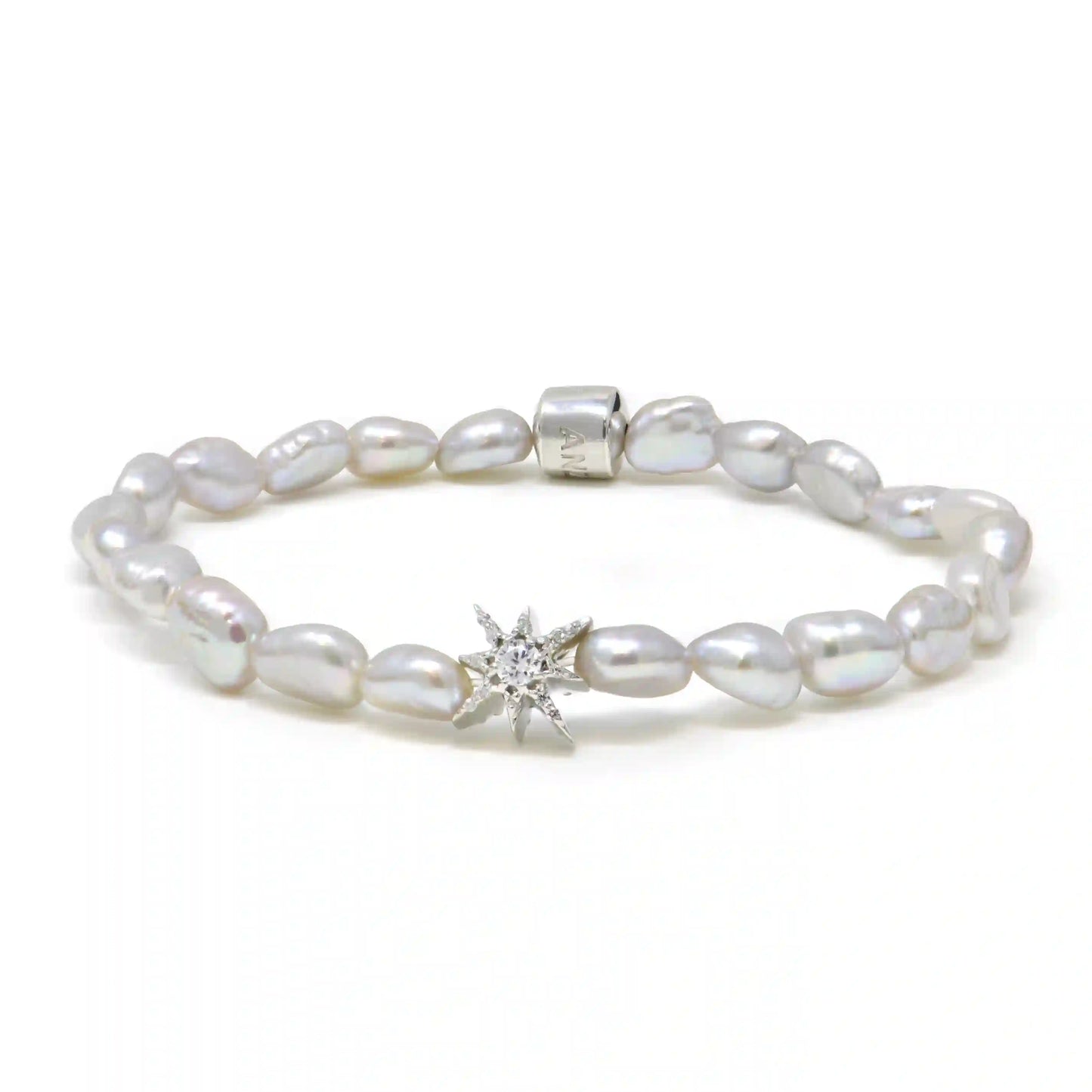 Baroque White Keshi Pearl Bracelet