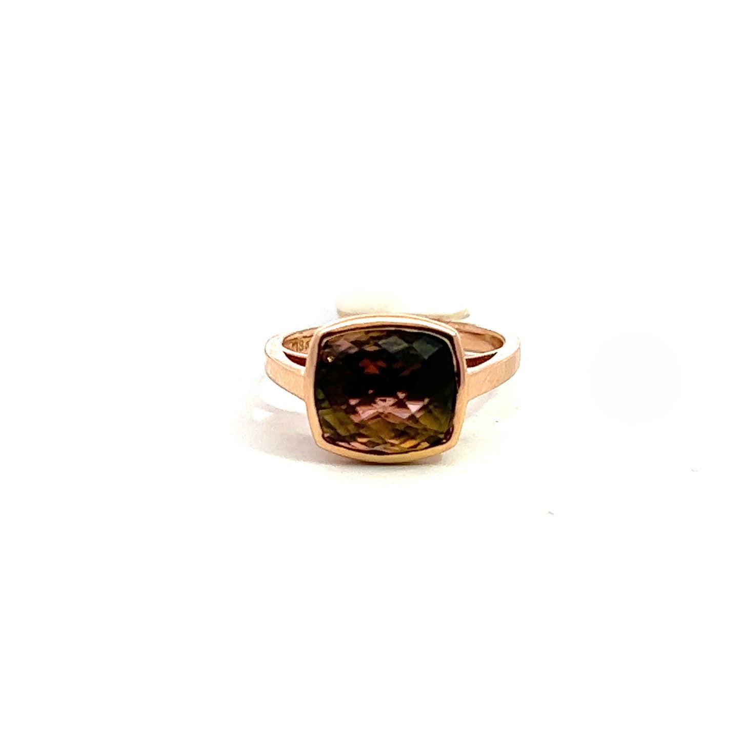 Rose Gold Tourmaline Ring