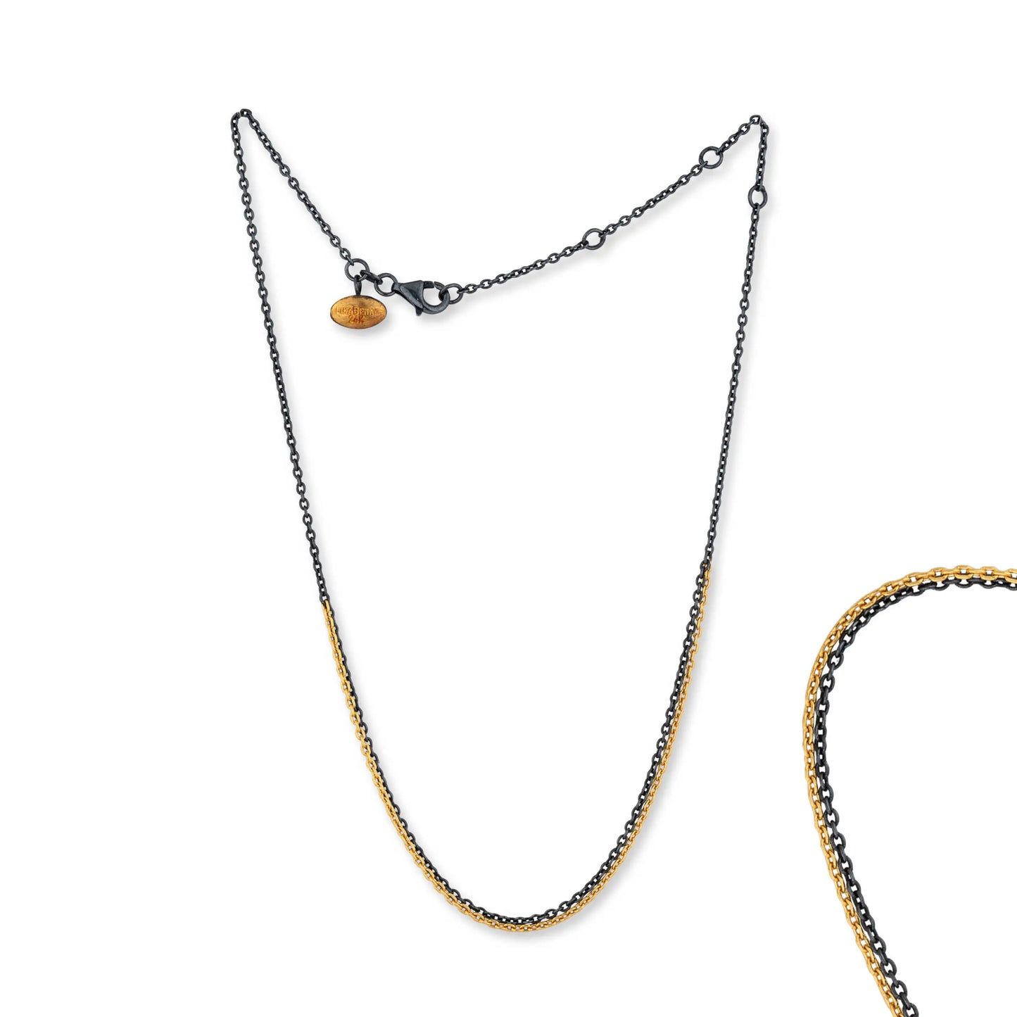 Mixed Metal Rolo Chain