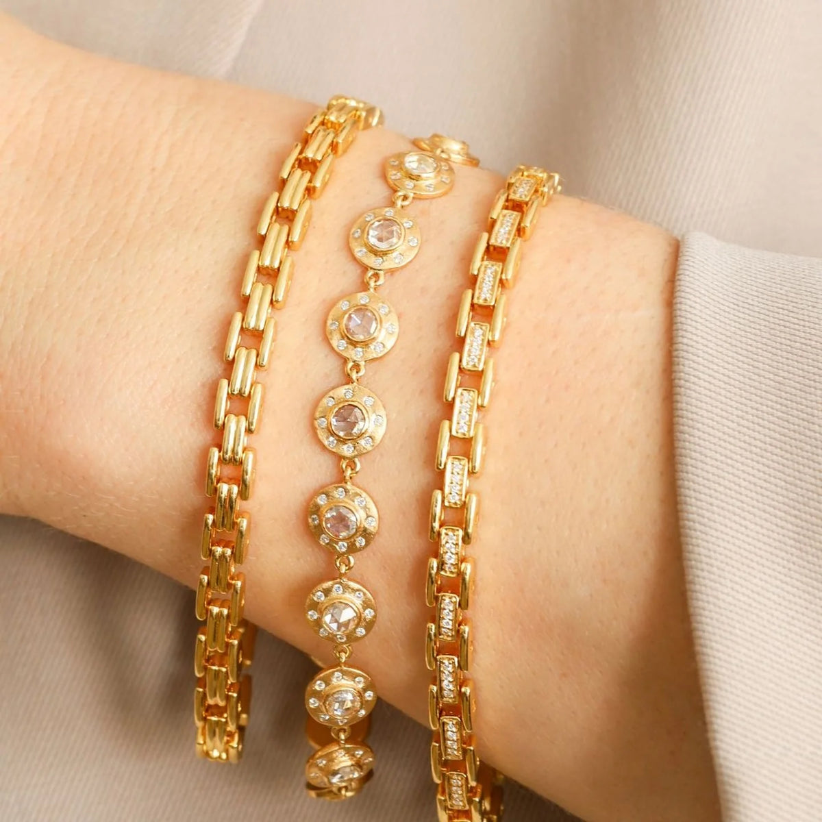 Classic White Diamond Bracelet