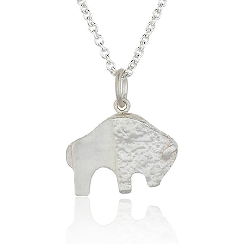 Silver Buffalo Pendant