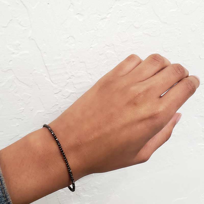 Sethi Couture Black Diamond Bracelet