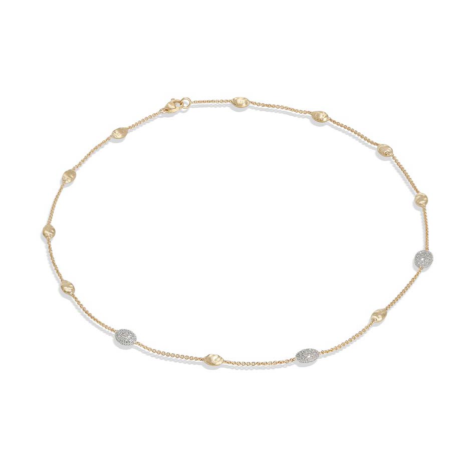Diamond Bead Necklace
