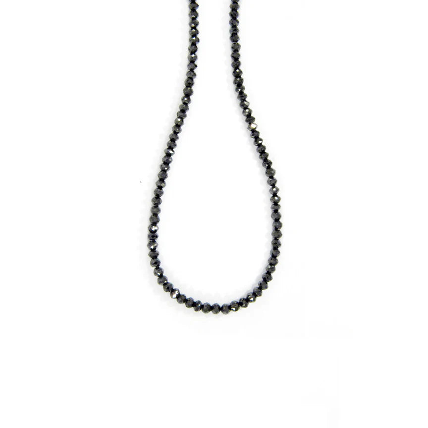 Large Black Diamond Necklace
